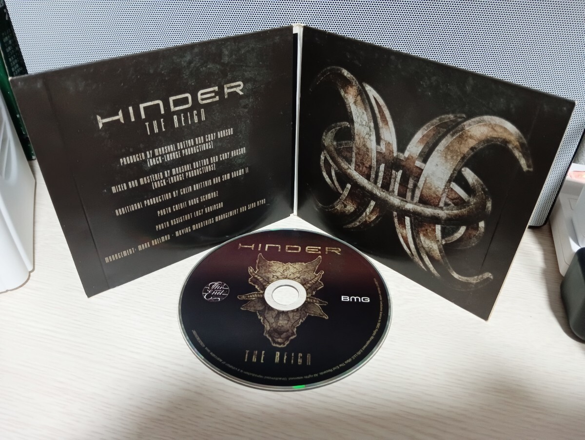 ☆HINDER☆THE REIGN【必聴盤】ヒンダー レア CD 紙製ジャケットケース _画像3