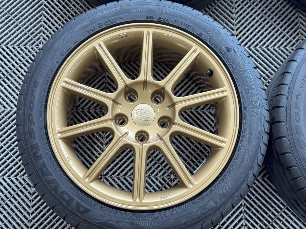 スバル純正 インプレッサ GDB 純正ゴールドホイール 四日市店入荷情報：インプレッサ純正 スバルゴールド入荷しま