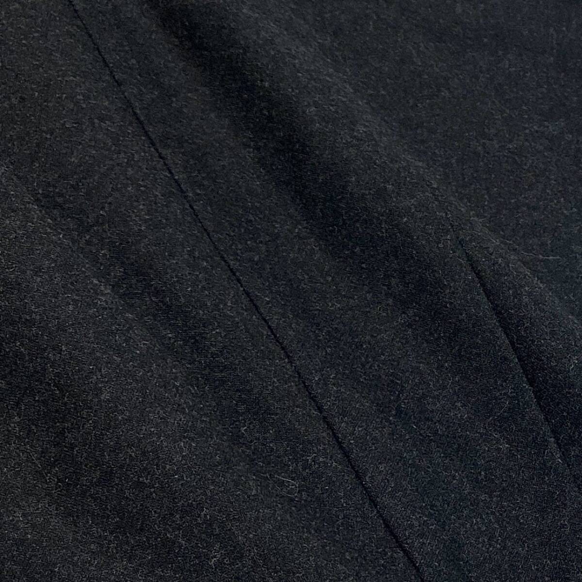 41i26 《美品》 CHANEL シャネル タックギャザースカート タイトスカート ココマーク P33932V24565 サイズ34 ダークグレー ウール u02t