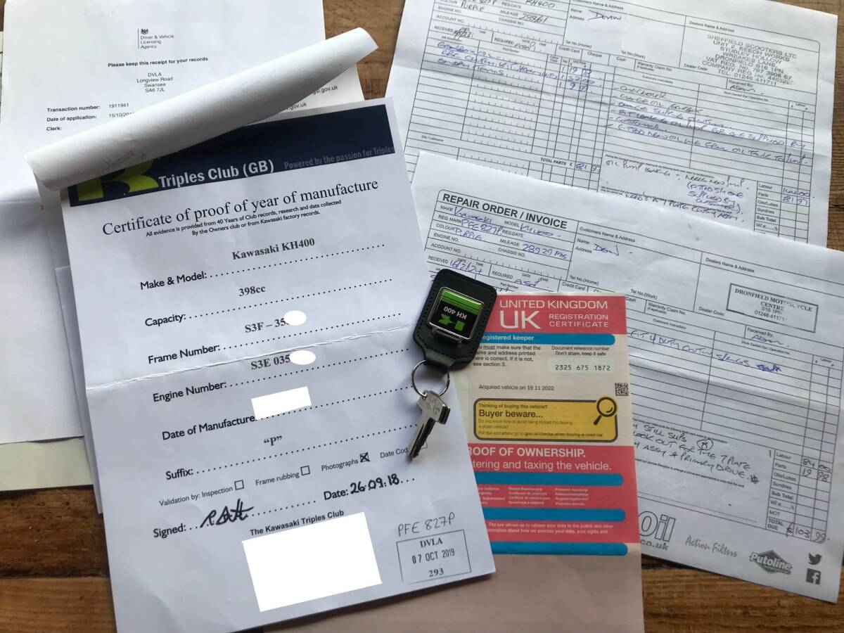 カワサキ Kawasaki KH400 輸出モデル　（検索用　マッハ）