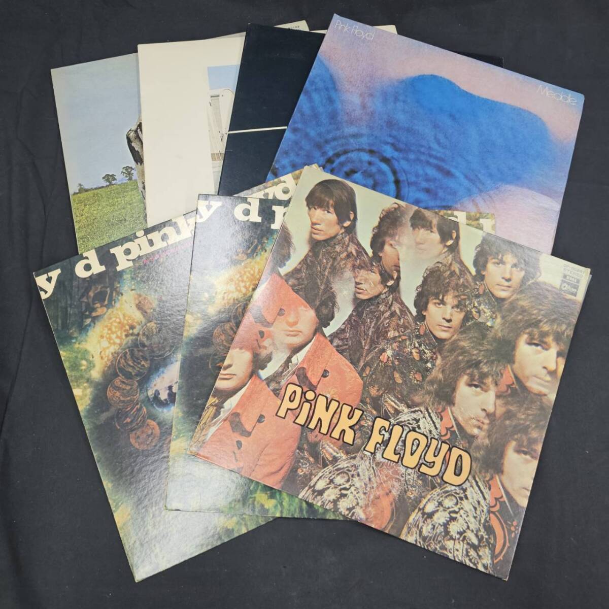KIS/041040-2/8000/B102-6/レコード盤 7點まとめ PINK FLOYD ATOM HEART MOTHR/A SAUCERFFUL OF SECRETS/MEDDLE/ 他