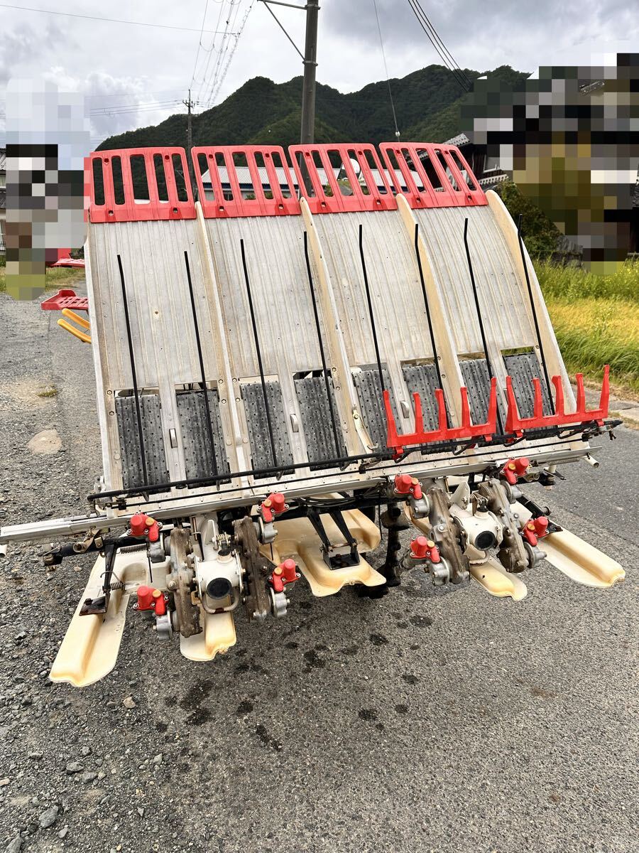【兵庫】【引取限定】 ヤンマー 田植え機 VP4 田植機 可動品 ガソリン 現(xiàn)物確認歓迎　セルスタート　4條植　格安スタート