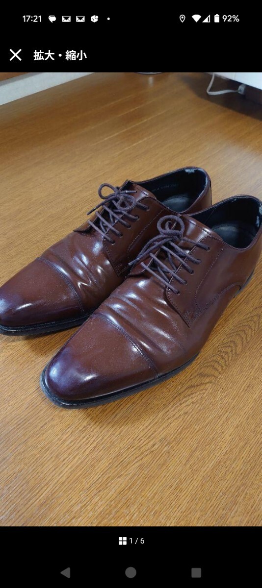 革靴 Regal リーガル 26.5cm ブラウン バーガンディ_画像1