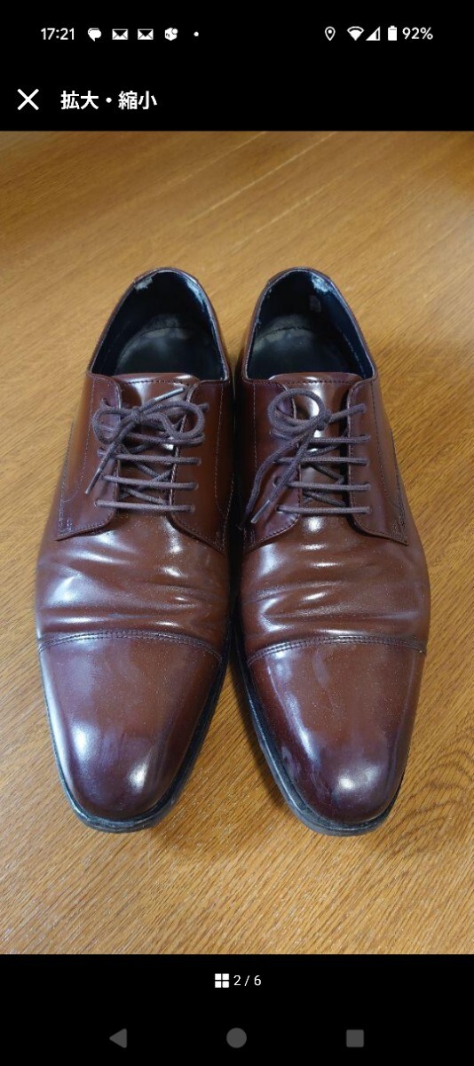 革靴 Regal リーガル 26.5cm ブラウン バーガンディ_画像2