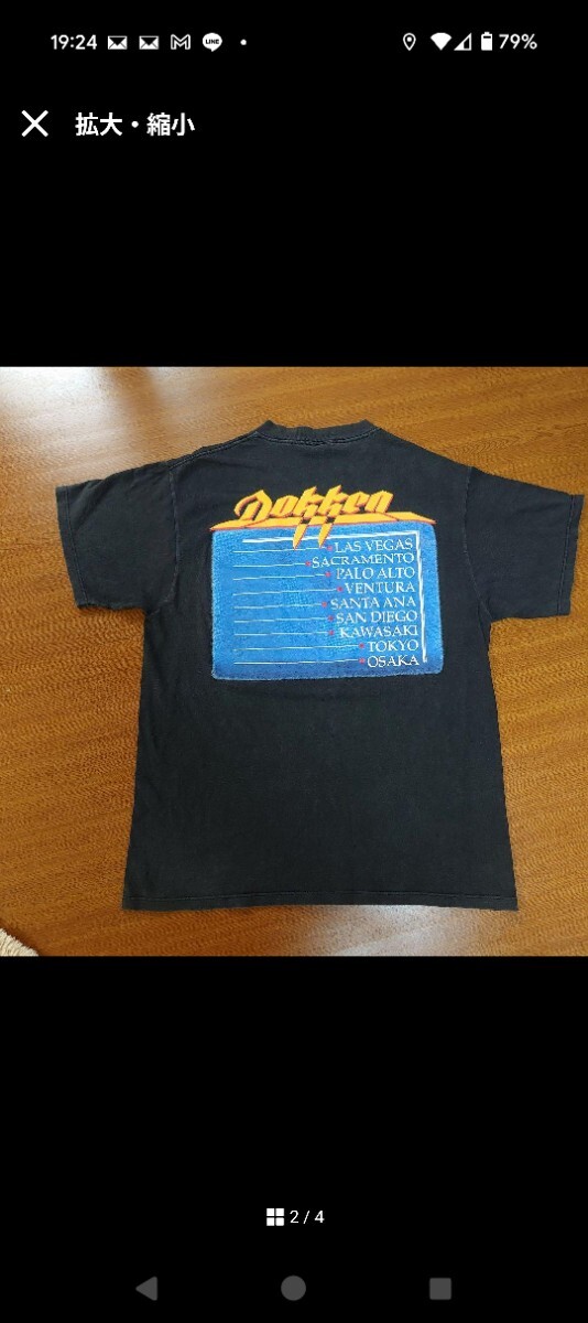 ドッケン Dokken Tシャツ 1995年ツアー バンT XL_画像2