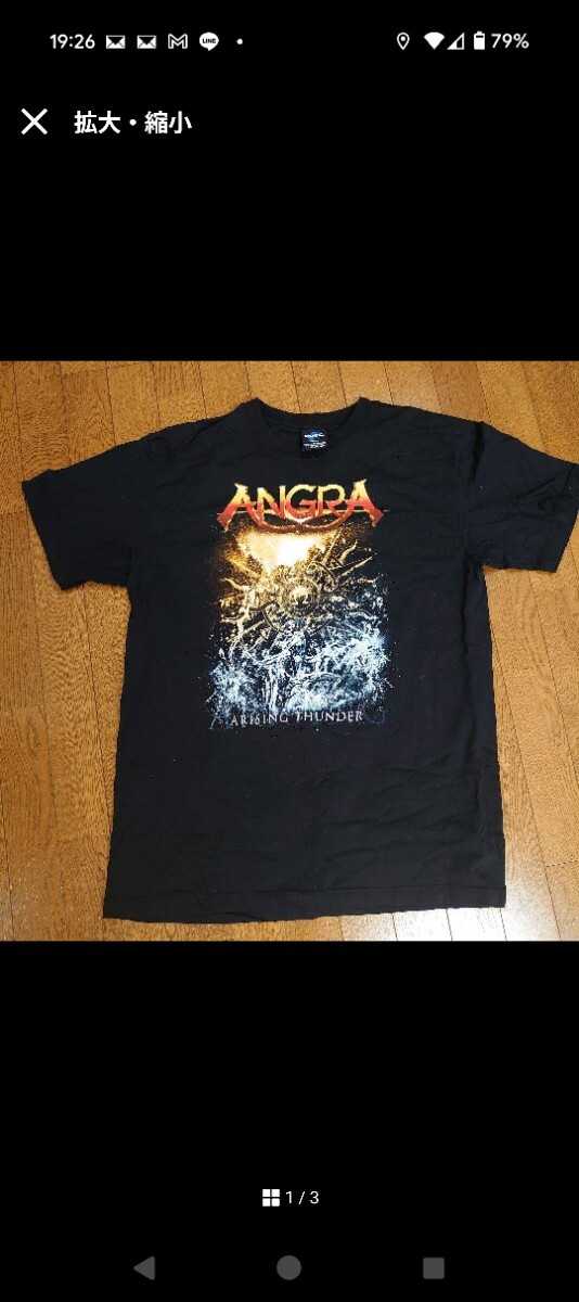 アングラ Angra / Aqua ツアーTシャツ XL_画像1