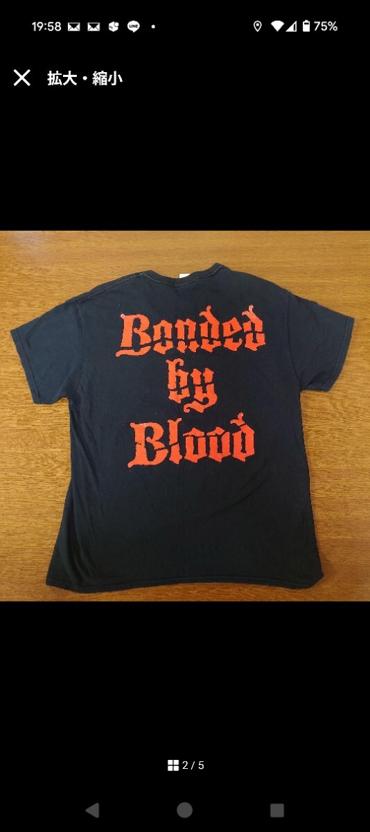 エクソダス EXODUS Bonded by Blood Tシャツ L ビンテージ_画像2