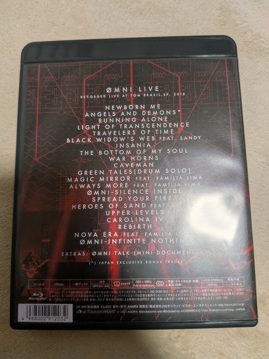 Blu-ray ブルーレイ Angra / Omni Live オムニライブ_画像2