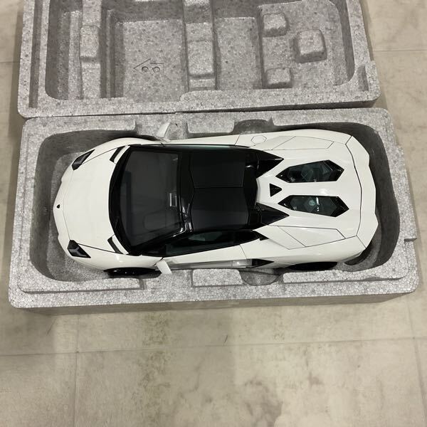 1円? オートアート 1/18 ランボルギーニ アヴェンタドール LP700-4 ロードスター BIANCO ISIS/ホワイト