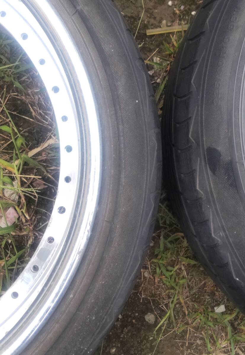 18インチ SSR ヴェイルサイド アンドリュー D 9j リム 2本 Veilside _画像6