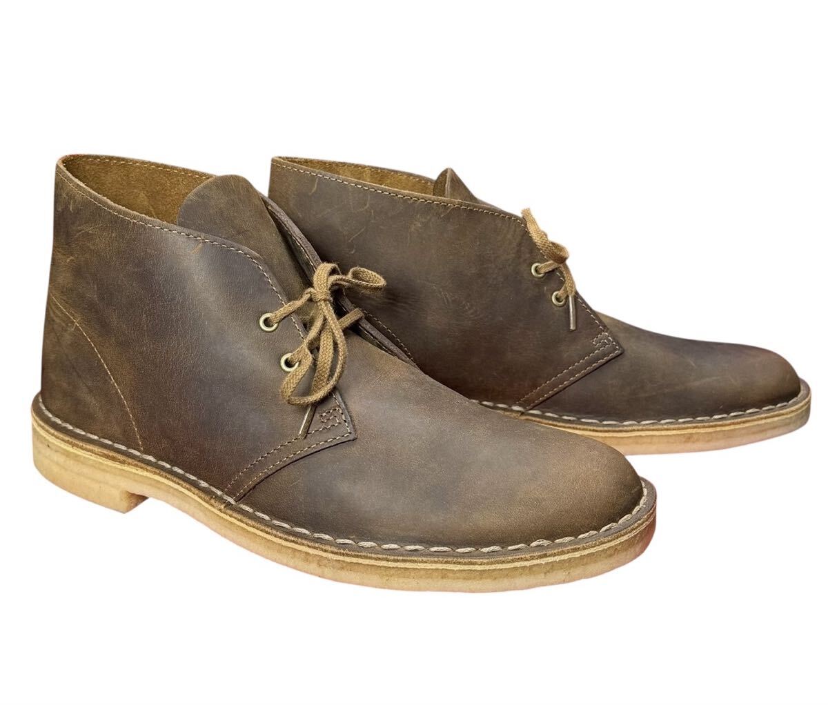 未使用品 Clarks DesertBoots Beeswax クラークス デザートトレック ビーズワックス 8.5 27㎝_画像2