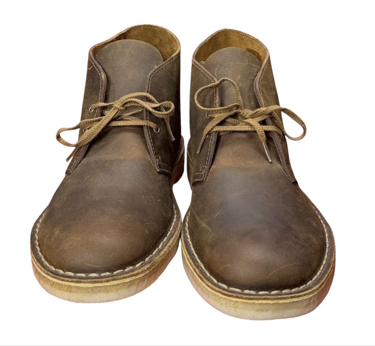 未使用品 Clarks DesertBoots Beeswax クラークス デザートトレック ビーズワックス 8.5 27㎝_画像3
