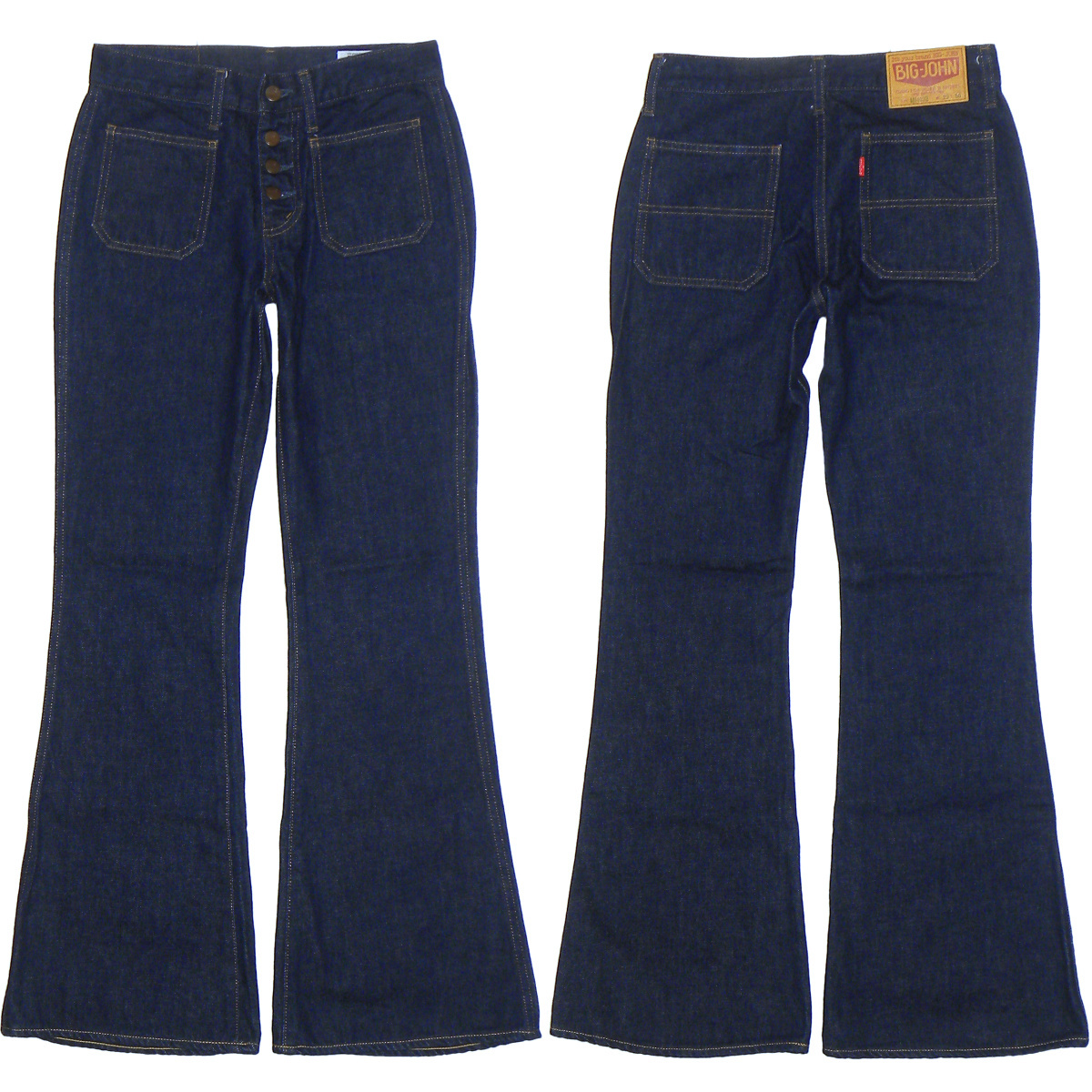 BIGJOHN MH402B W29 ベルボトムジーンズ フレアデニムパンツ ビッグジョン_画像1