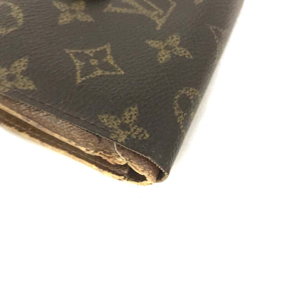 1円 LOUIS VUITTON ルイヴィトン モノグラム ヴィエノワ がま口 二つ折り財(cái)布 2點(diǎn)セット　ブラウン　/ZX0478