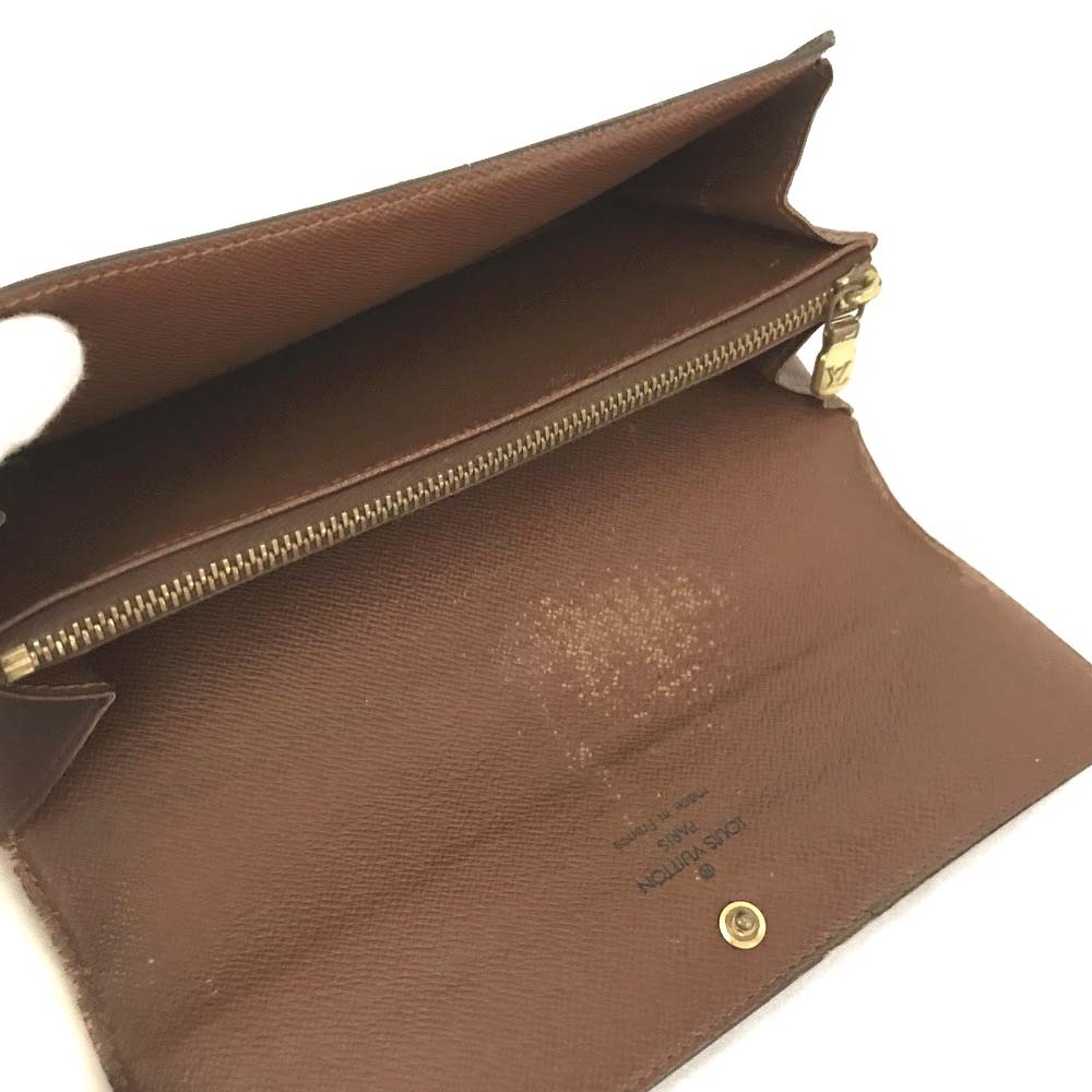 1円 LOUIS VUITTON ルイヴィトン モノグラム ポルトフォイユ?サラ 長財布 2點セット　ブラウン　/ZX0485