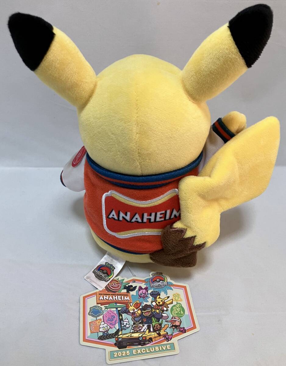 2025年WCSアナハイム限定 ぬいぐるみ ピカチュウプリンフォッコ3体セット 2025年WCSアナハイム限定 ぬいぐるみ ピカチュウプリンフォッコ3