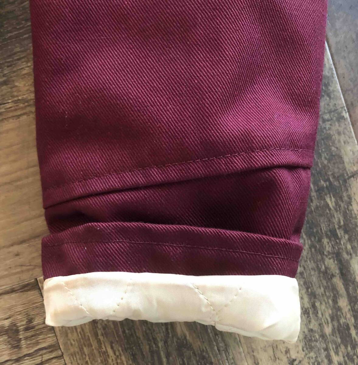 TOWNCRAFT/JC Penney タウンクラフト1970年代物 ランチジャケット/ランチコート エンジ_画像10