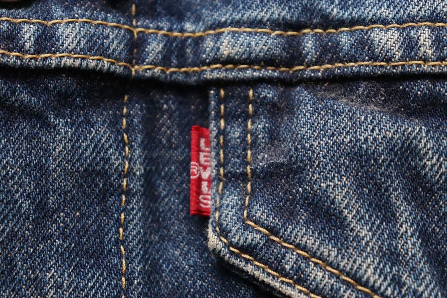 90s 96年 ヴィンテージ リーバイス 557 ビッグE サード 復(fù)刻 J22刻印 デニムジャケット ジージャン 40 日本制