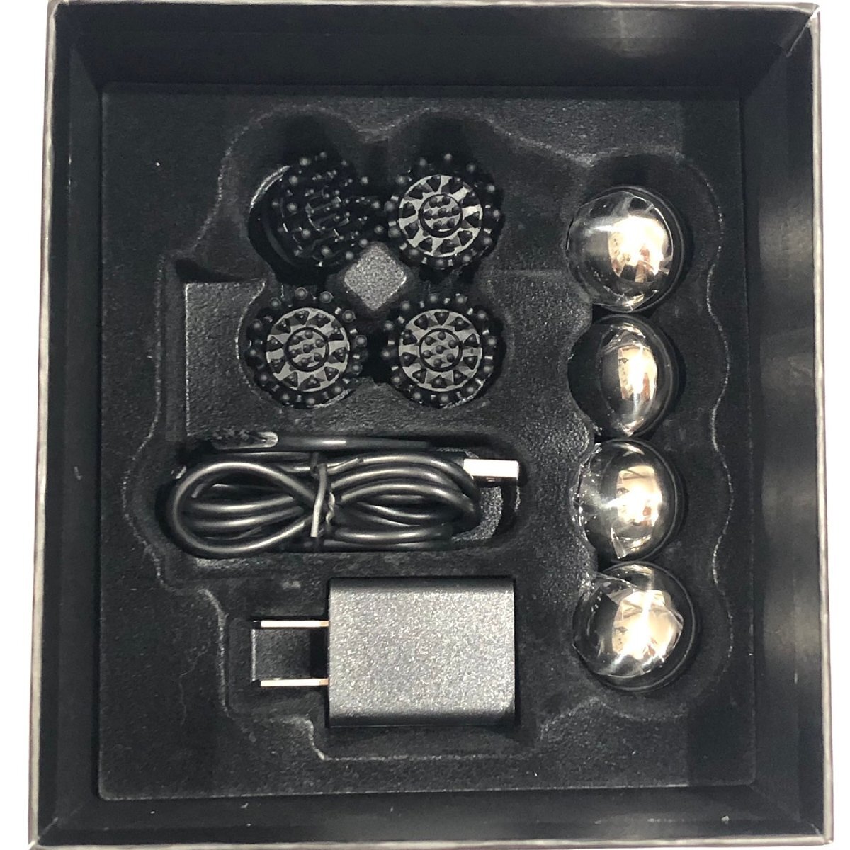 通電確認(rèn)済 NIPLUX EMS HEAD SPA PREMIUM (EMSヘッドスパプレミアム) NP-EHSP23BK 現(xiàn)狀品お渡し 光エステ 1臺(tái)4約 人気 格安 激安 S3113