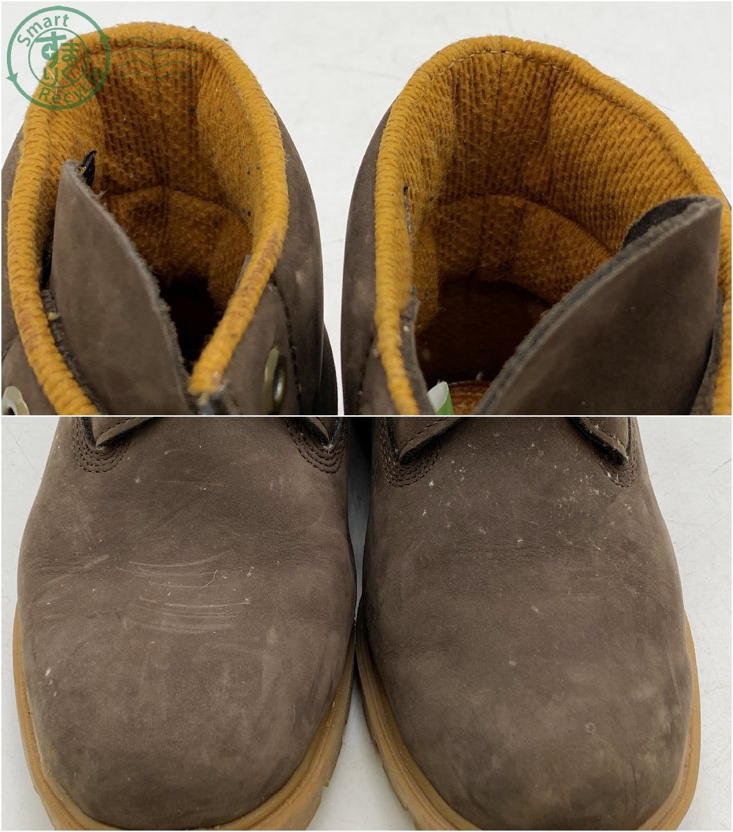 BI0705681　＊ Timberland ティンバーランド ブーツ 7ホール レザー ダークブラウン系 チョコ系 サイズ26.5cm メンズ 中古品 used品