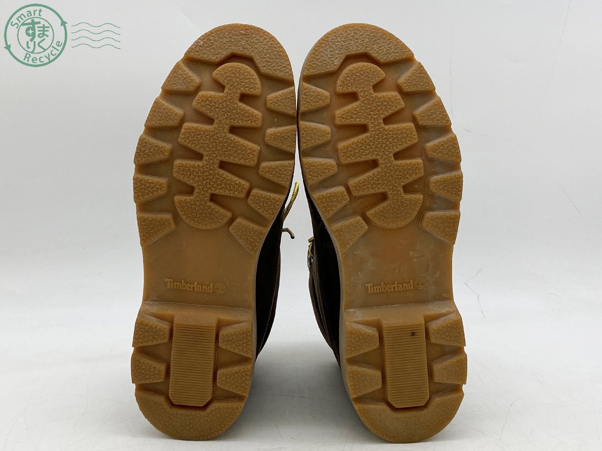 BI0705681　＊ Timberland ティンバーランド ブーツ 7ホール レザー ダークブラウン系 チョコ系 サイズ26.5cm メンズ 中古品 used品