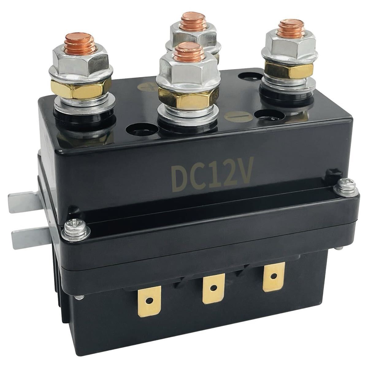 ウインチリレー DC 12V 250V ウインチ リレー ウィンチコントロール 合金鋼ウインチ ウインチコンタクタ 自動車 450_画像2