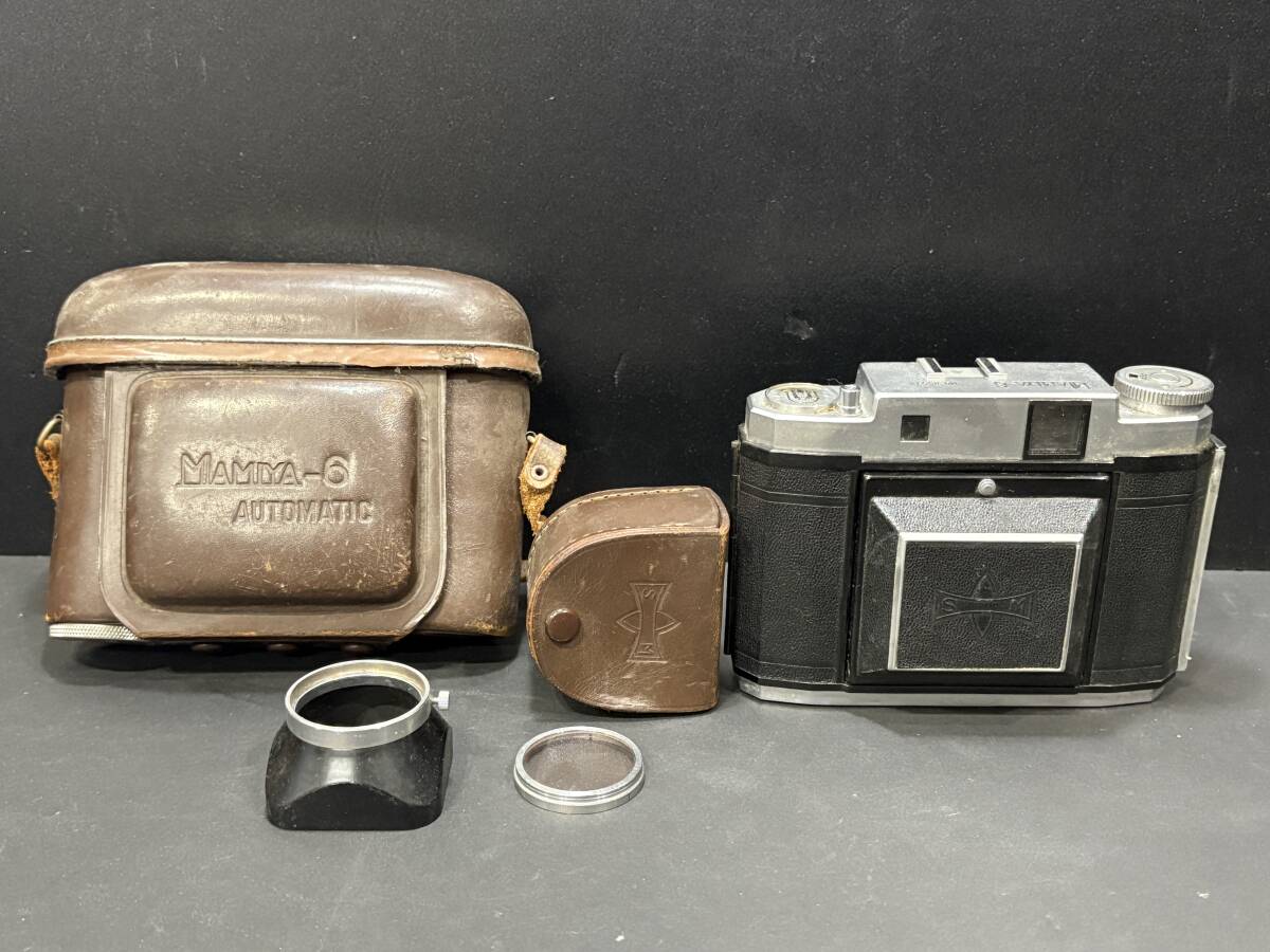 Mamiya マミヤ MAMIYA-6 蛇腹カメラ Olympus オリンパス D.Zuiko F.C 1:3.5 F3.5 7.5cm フィルムカメラ 動(dòng)作未確認(rèn) 現(xiàn)狀品 BI011060