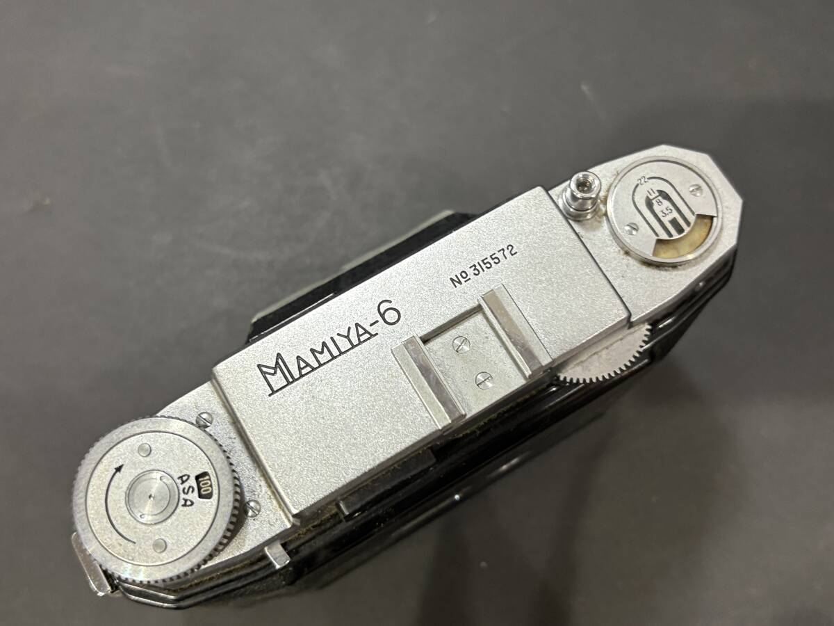 Mamiya マミヤ MAMIYA-6 蛇腹カメラ Olympus オリンパス D.Zuiko F.C 1:3.5 F3.5 7.5cm フィルムカメラ 動(dòng)作未確認(rèn) 現(xiàn)狀品 BI011060