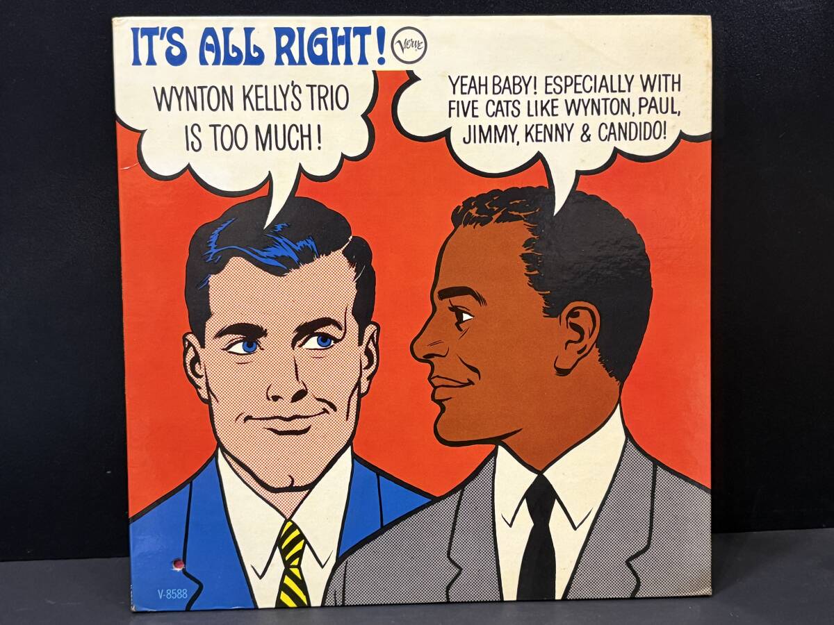 WYNTON KELLY TRIO It's All Right VERVE V8588 Vangelder刻印 US盤 ウィントン・ケリー JAZZ ジャズ レコード 動作未確認 現状品 CI013080_画像1