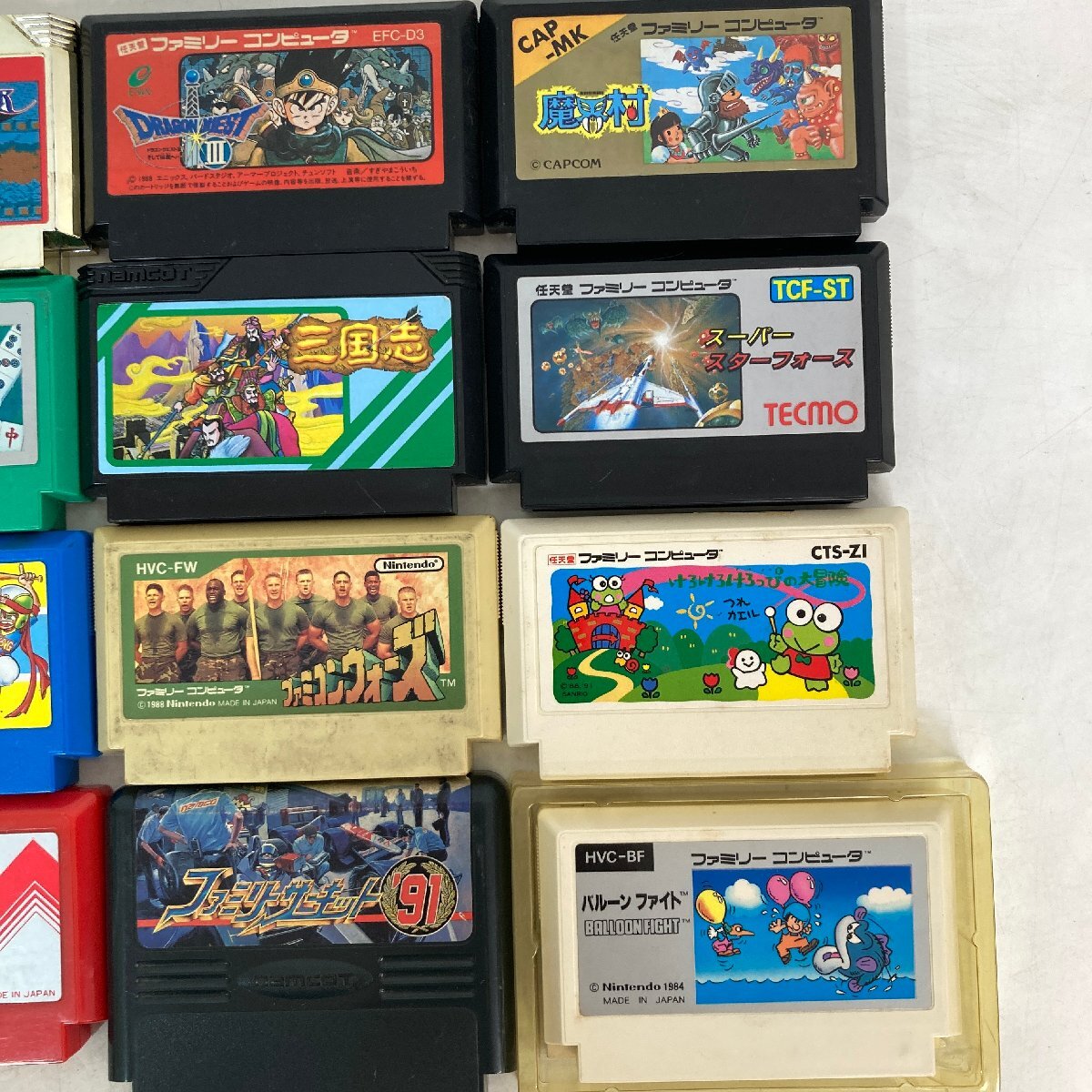 【FC】まとめて19本 任天堂 ファミリーコンピュータ《動(dòng)作未確認(rèn)》夢(mèng)幻戦士ヴァリス スーパーマリオブラザーズ他※マジック涂りつぶしあり