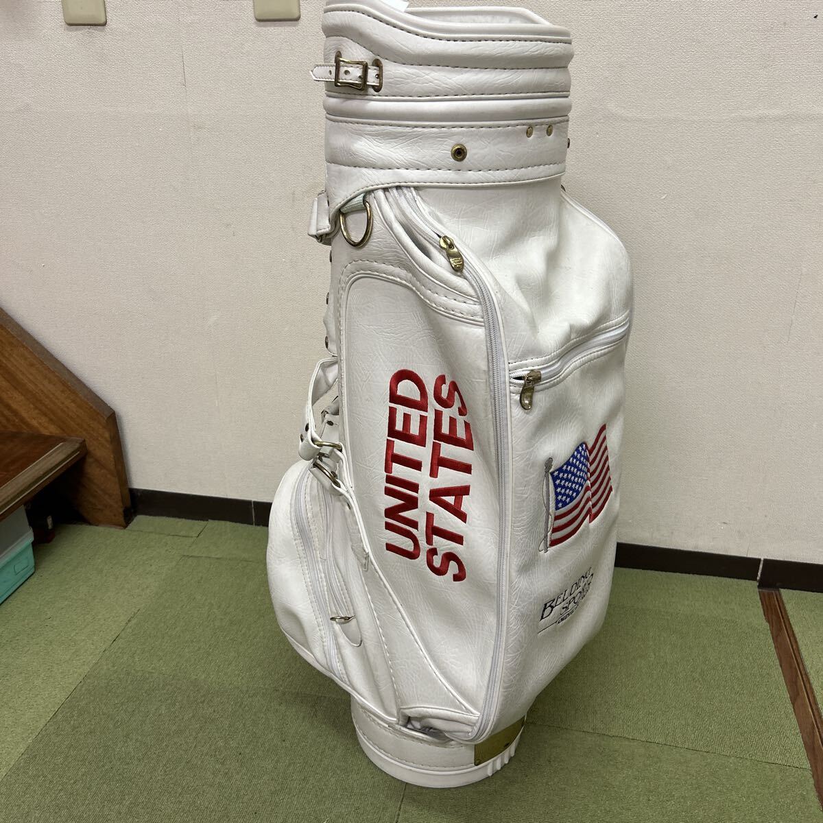 B345 ベルディングスポーツ UNITED STATES キャディーバック フード無し_画像1