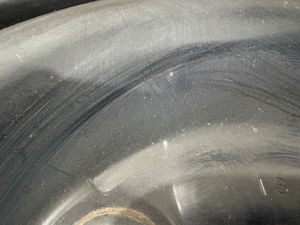 ★S321V ダイハツ ハイゼット　純正 12インチ スペア ホイール　1本　12×3J PCD100 4穴 ハブ径54　テンパー タイヤ T125/90D12★_画像2