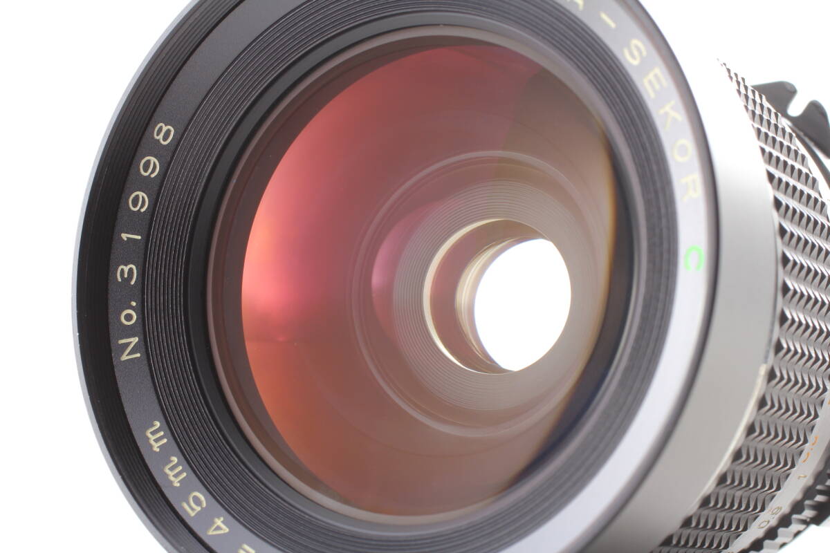 マミヤ Mamiya Sekor C 45mm F/2.8 M645 1000S Super Pro TL 用 中判フィルムカメラ 広角レンズ 492