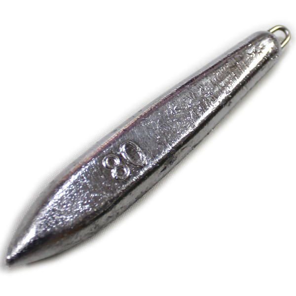 おもり 平型胴突 80号 10個セット_画像2