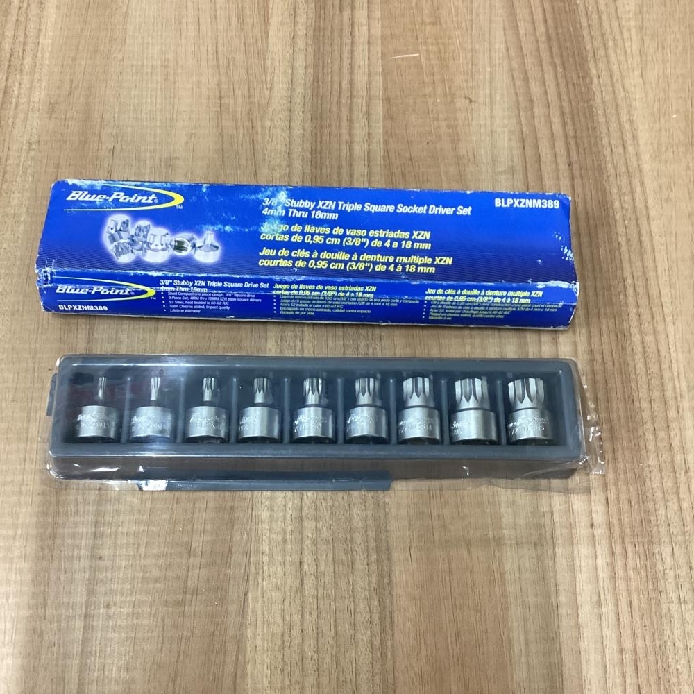 BIUEPOINT BLPXZNM389 ソケットセット　3/8インチ_画像1