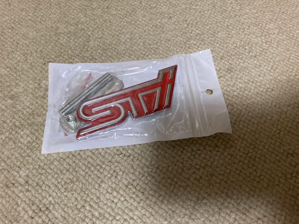 STI 3Dエンブレム スバル　WRX STI インプレッサ　レガシ?！ˉ榨━欹攻咯`　レヴォーグ　プレオ　スバリスト　