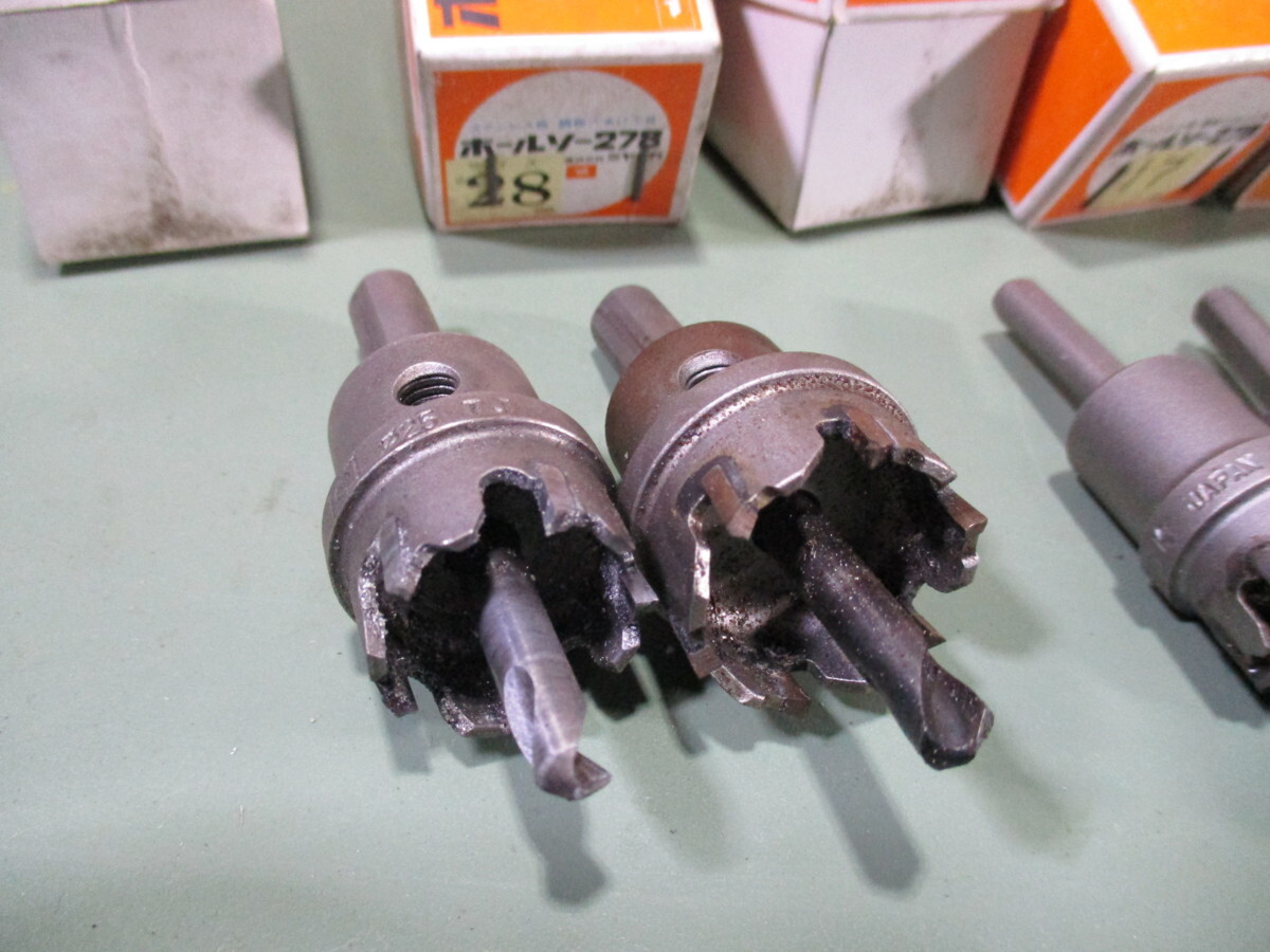 D★6点セット ミヤナガ ホールソー 278★16/17/19/20/25/28mm★中古品_画像3