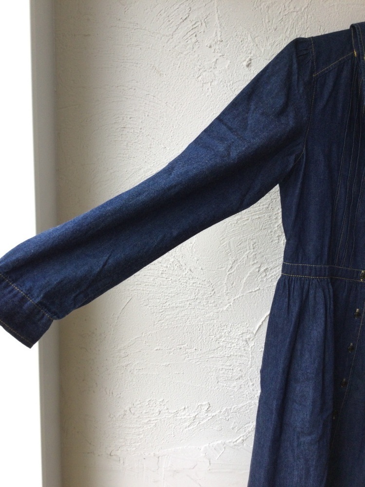 ナチュラルクチュール 紺ミニワンピース サイズ表記なし_画像2