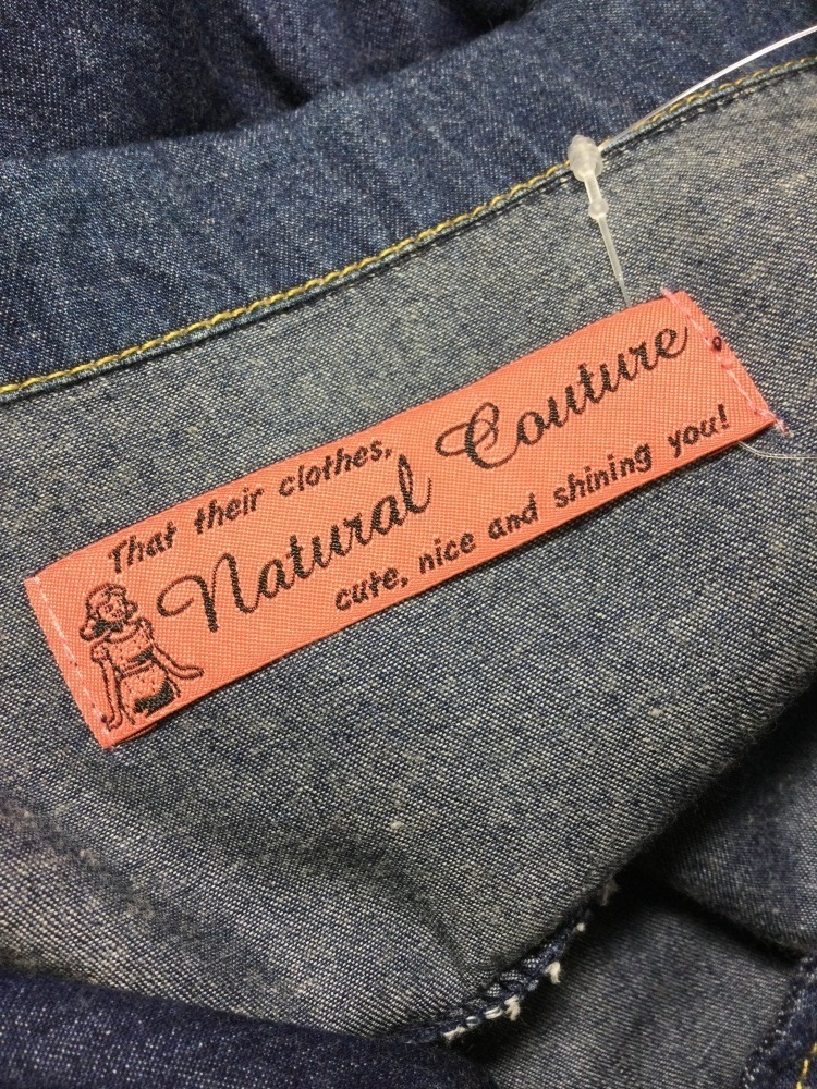 ナチュラルクチュール 紺ミニワンピース サイズ表記なし_画像5