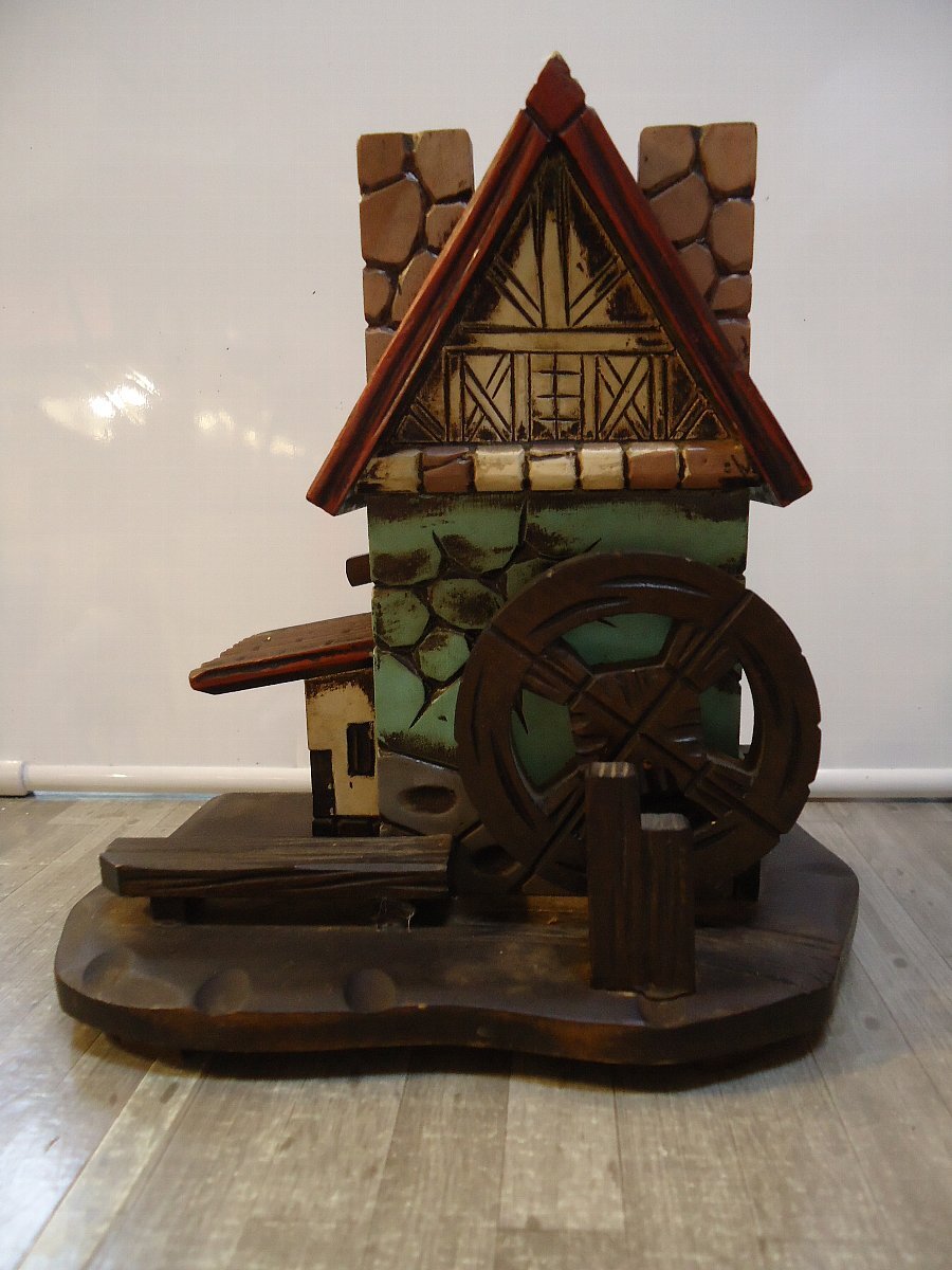  античный музыкальная шкатулка вода машина маленький магазин 