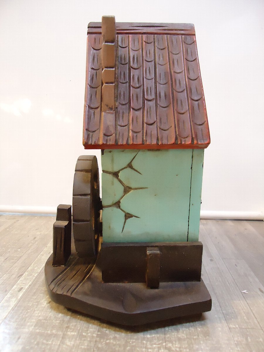  античный музыкальная шкатулка вода машина маленький магазин 