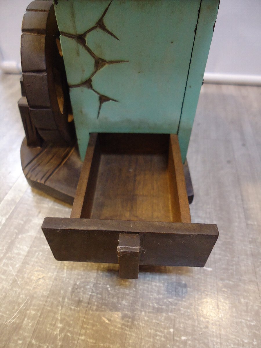  античный музыкальная шкатулка вода машина маленький магазин 