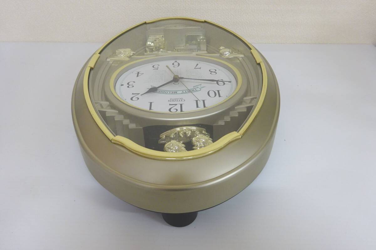 Y[宅120］0730 CITIZEN　メロディー時計　振り子時計　ハミングロード30_画像10