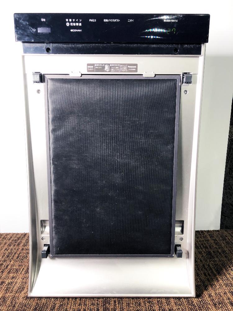 全國送料無料★極上超美品 中古★Panasonic　～40畳　「ナノイー X」搭載！パワフル吸引！　加濕空気清浄機(jī)　【F-VXR90-W】FJ8C