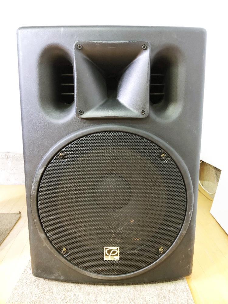 地域限定送料無料★美品 中古★CLASSIC PRO クラシックプロ 2WAYスピーカーシステム ペア PAスピーカー【CSP15】FJB4