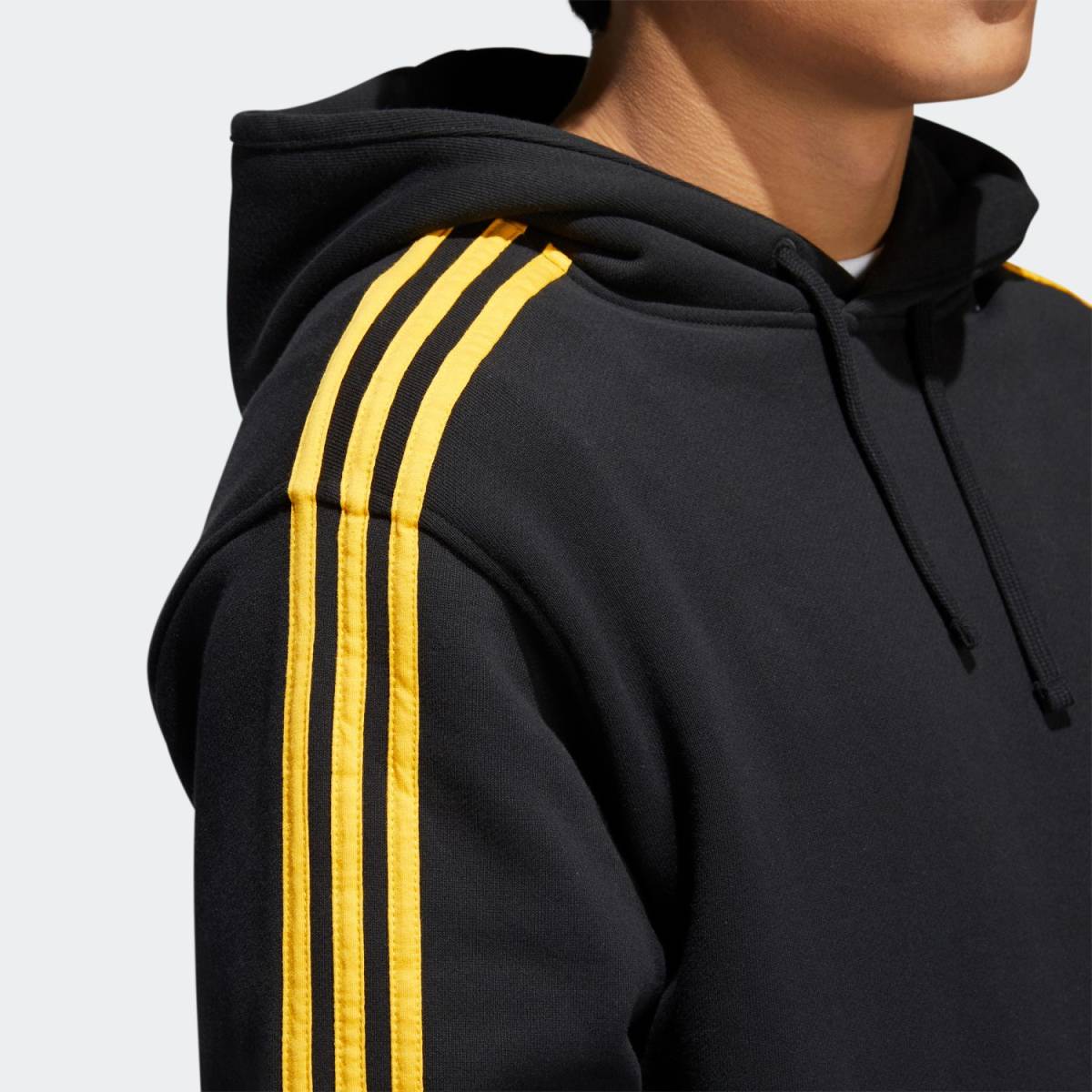 adidas MINI SHMOO HOODIE ブラック イエロー M アディダス ミニ シュム― パーカー マークゴンザレス 3本ライン スケート EC7325_画像7