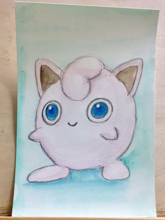  hand-drawn illustrations pudding Pokemon Pocket Monster watercolor post card [......]