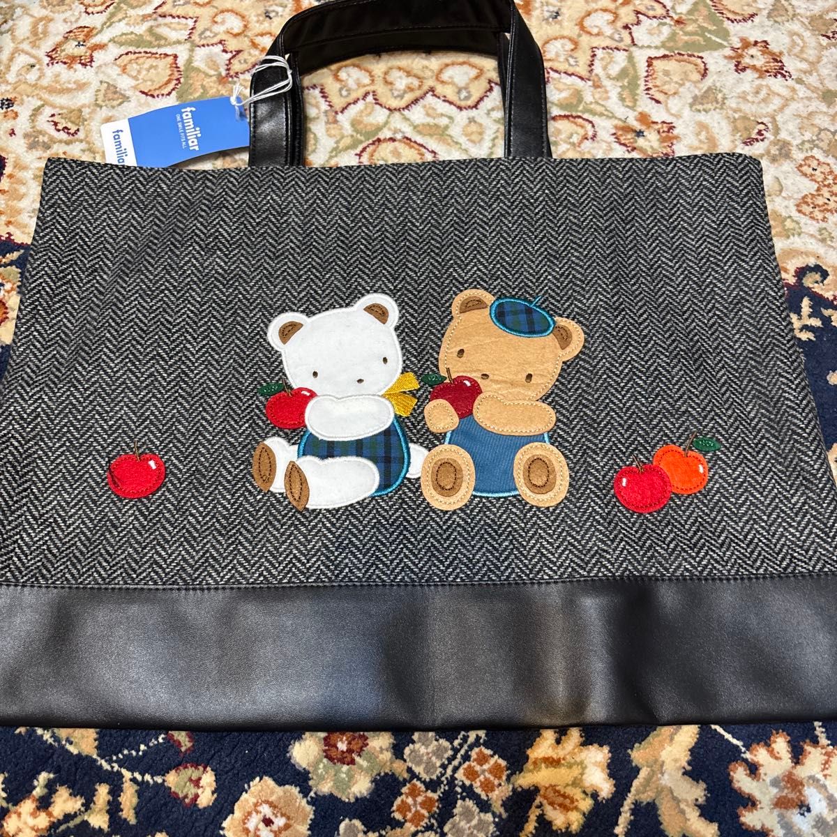 限定値下げ【一回使用・美品】デニムバッグ　秋ファミリアショー2022限定　完売品 限定値下げ【一回使用・美品】デニムバッグ 秋ファミリアショー
