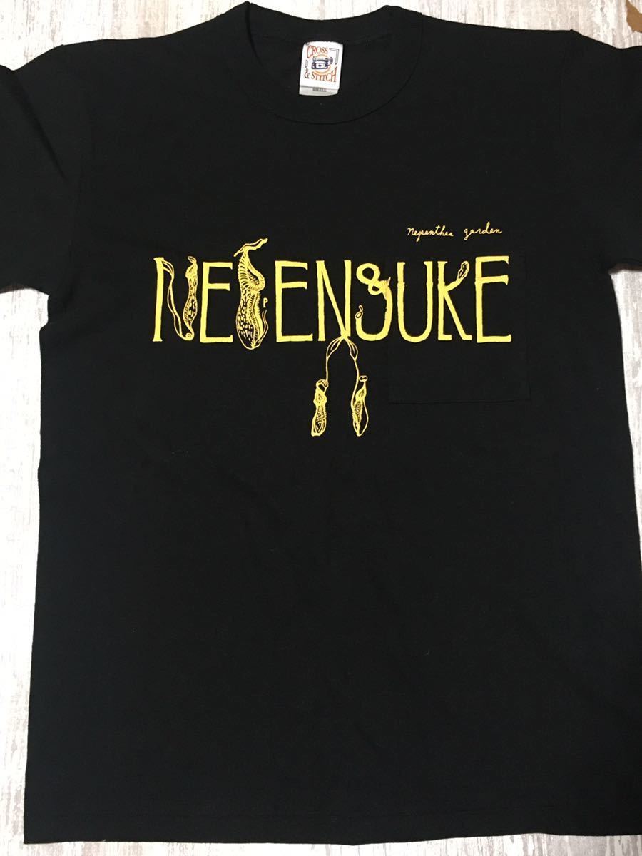 NEPENSUKE ポケット付きTシャツ　Sサイズ aroundaglobe ネペンテス ウツボカズラ　食虫植物　　　靭蔓　nepenthes アンプラリア