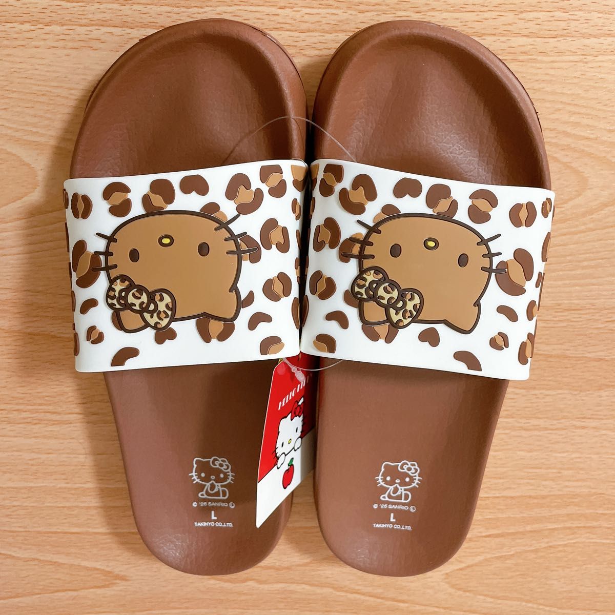 L【新品】サンリオ ハローキティ 日焼け ガングロ ヒョウ柄 シャワー